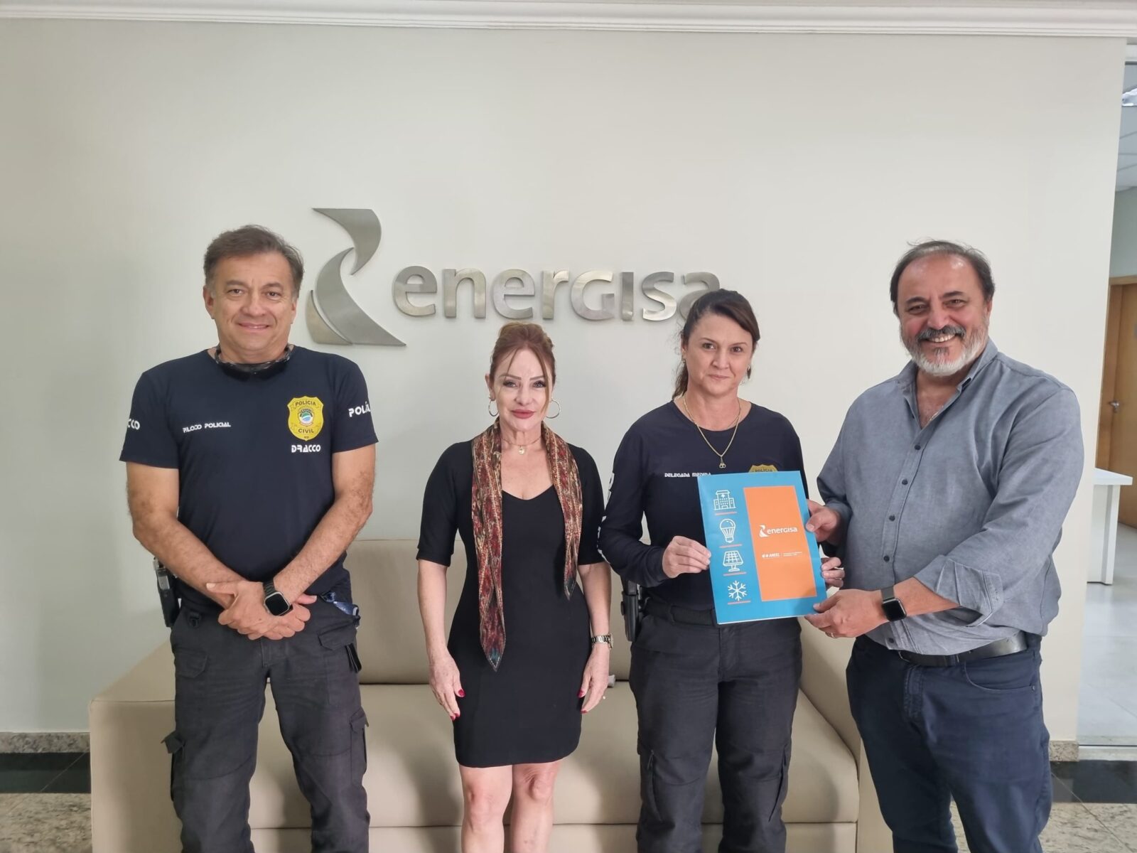 Polícia Civil e Energisa assinam termo de cooperação técnica para hangar do DRACCO