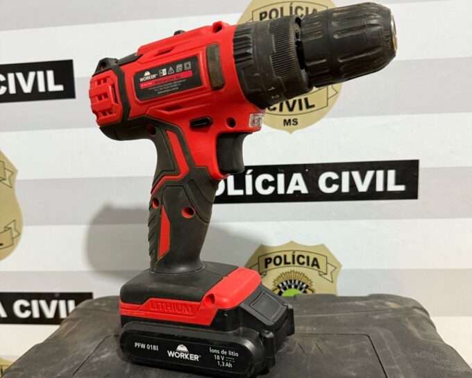 Polícia Civil identifica autor de furto e recupera parafusadeira em Batayporã