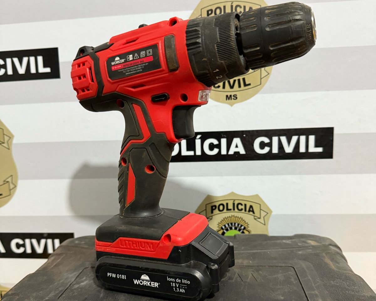 Polícia Civil identifica autor de furto e recupera parafusadeira em Batayporã