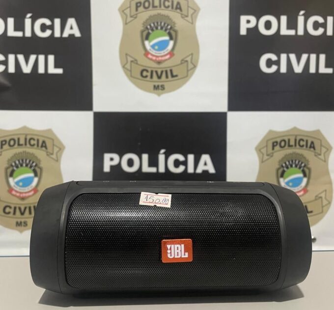 Polícia Civil identifica autor e recupera caixa de som furtada em comércio de Batayporã