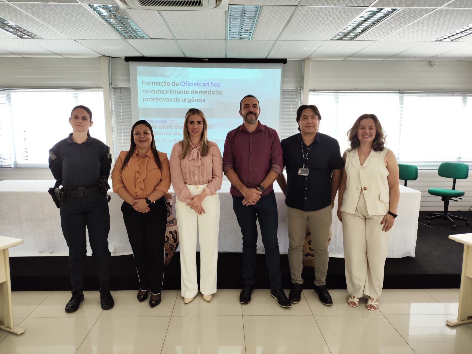 Polícia Civil participa da formação de oficiais ad hoc no cumprimento de medidas protetivas de urgência na Capital