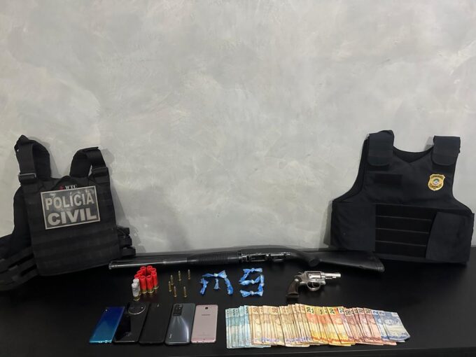 Polícia Civil prende foragido e apreende drogas e armas em Ponta Porã