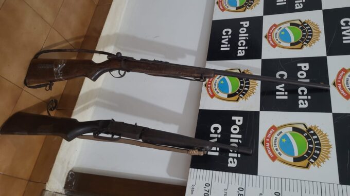 Polícia Civil prende suspeito de violência doméstica e apreende armas de fogo em Caarapó