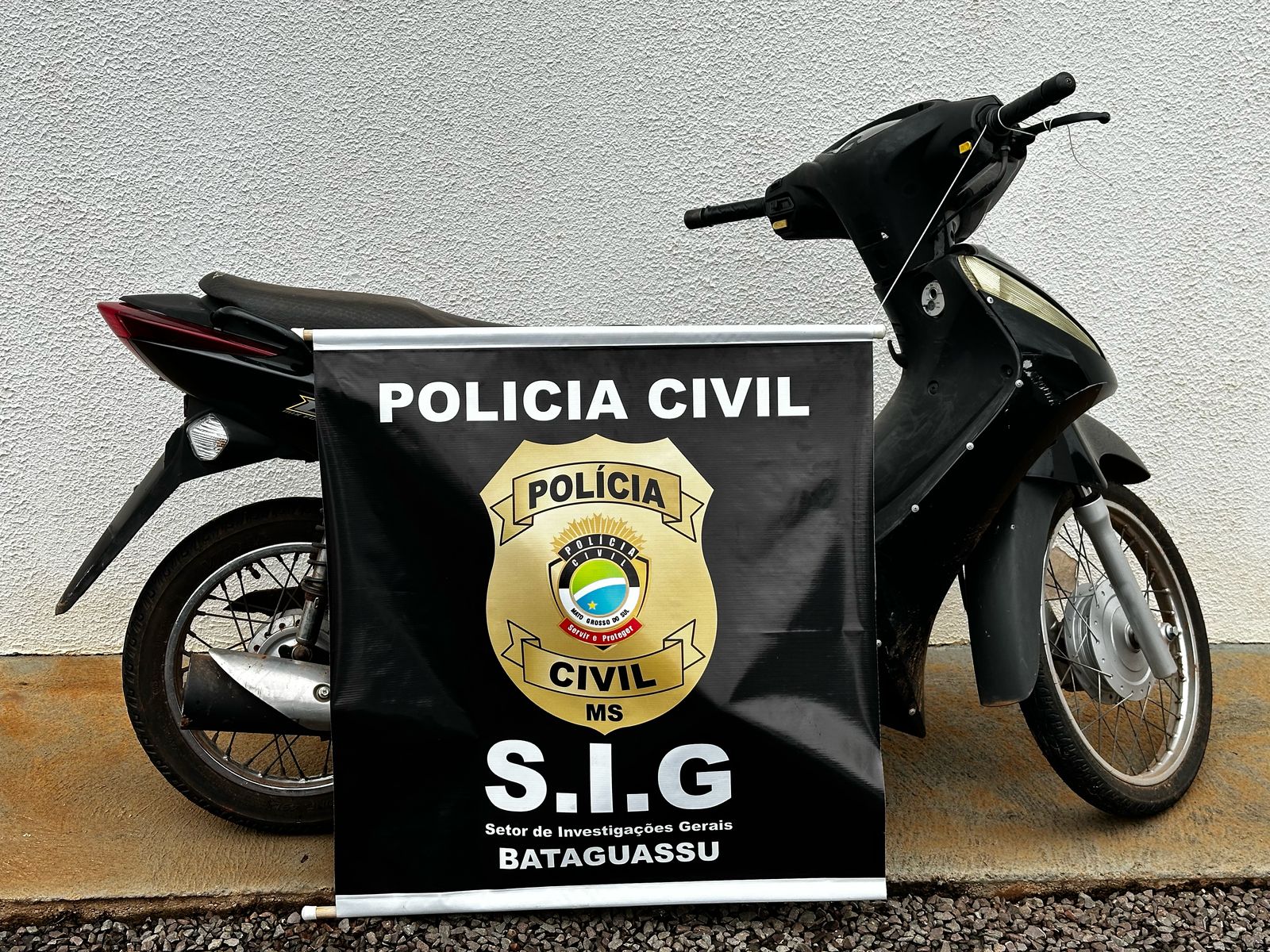 Polícia Civil recupera moto furtada e apreende adolescente por série de furtos em Bataguassu