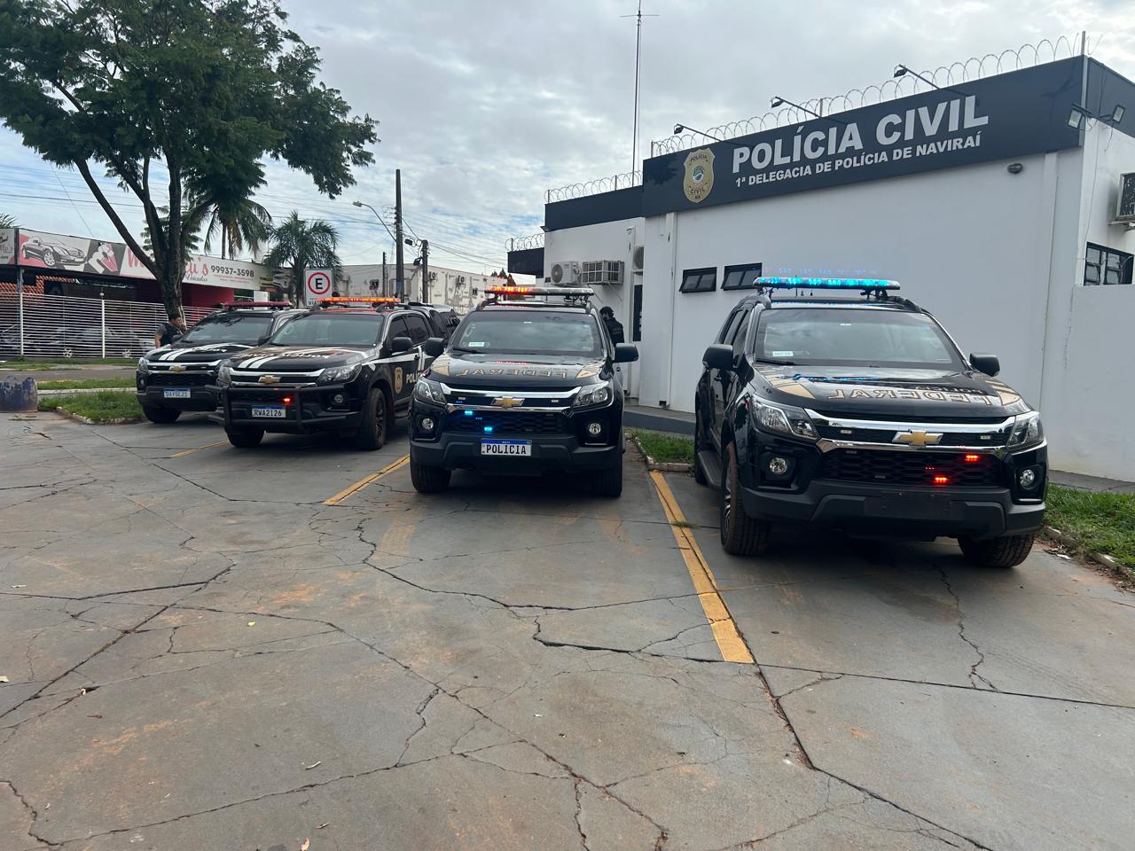 Polícias Civil e Federal desarticulam quadrilha especializada em furtos de caminhões na Operação “Carga Pesada” em Naviraí