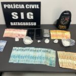 Polícias Civil e Militar prendem homem por tráfico de drogas em Bataguassu