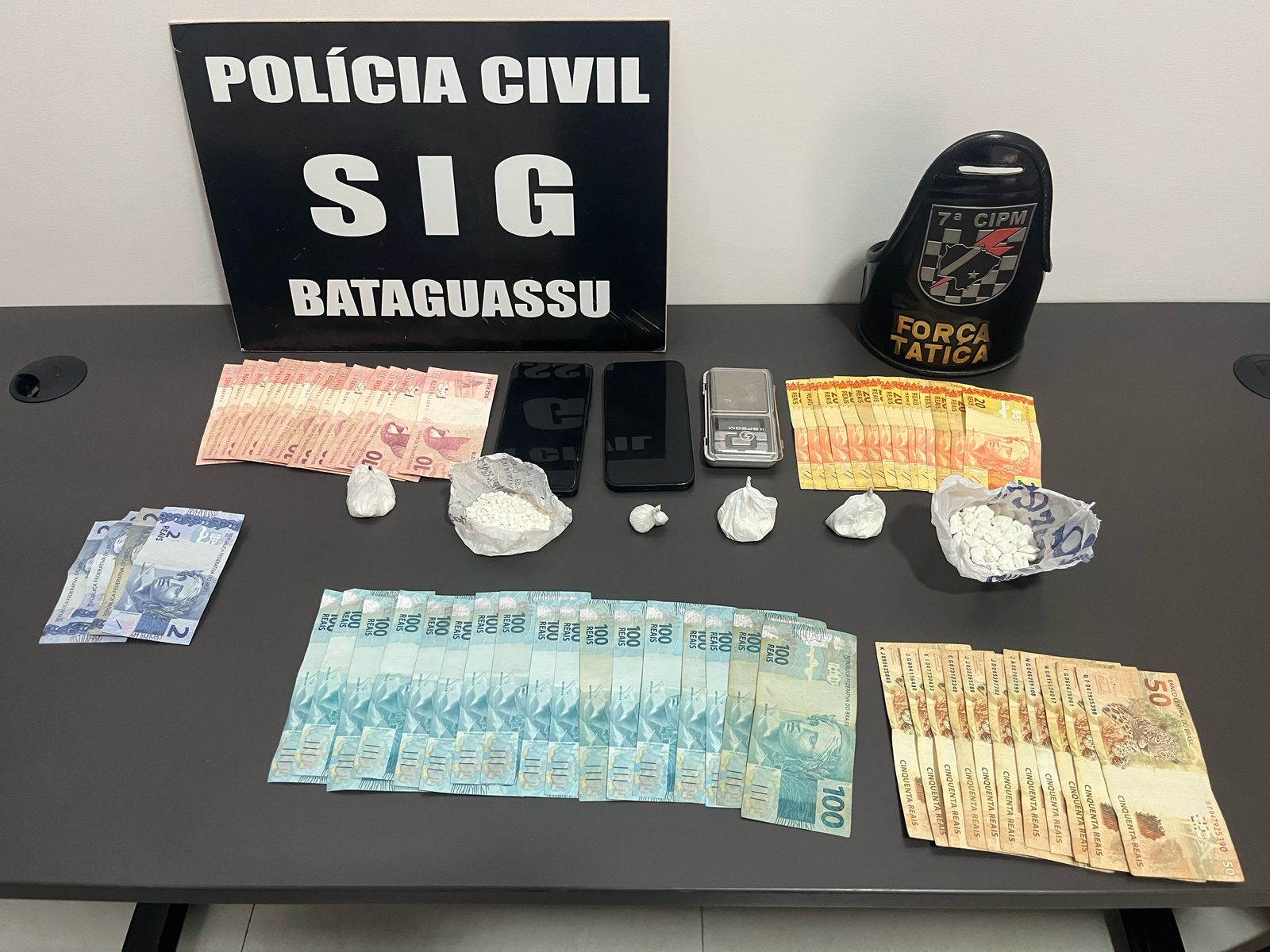 Polícias Civil e Militar prendem homem por tráfico de drogas em Bataguassu
