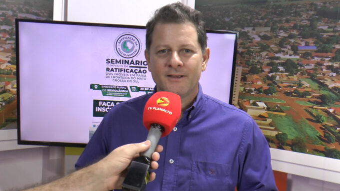 Sidrolândia recebe seminário sobre regularização de terras na faixa de fronteira