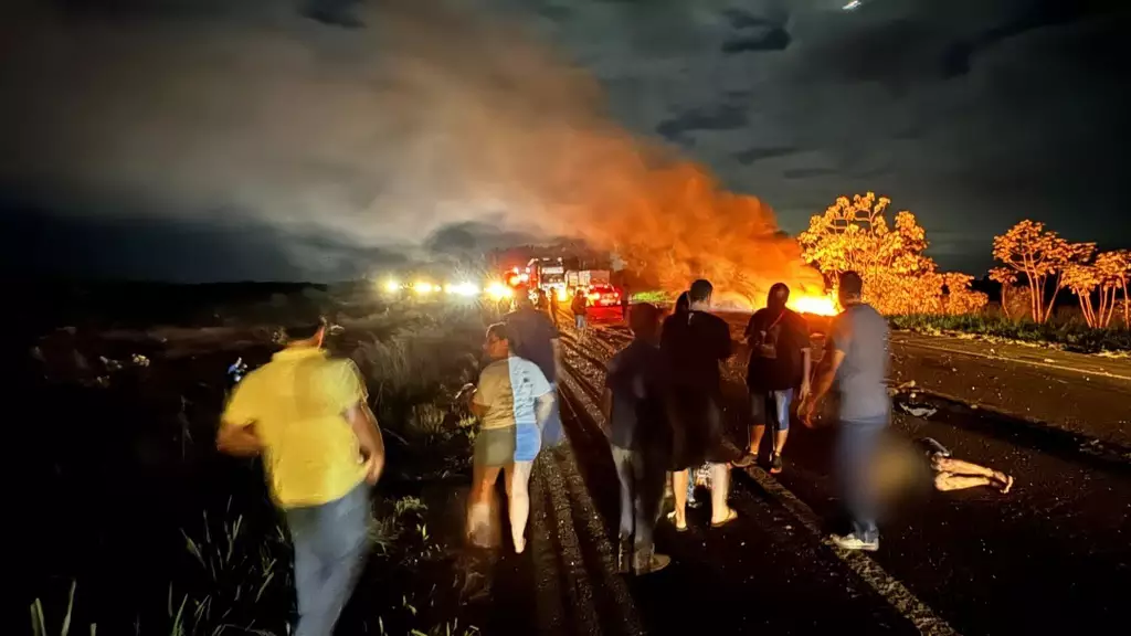 “Estou sem chão”, diz avó de crianças que morreram em acidente na BR-060