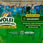 VÔLEI ADAPTADO 60+: inscrições abertas para atividade no Ginásio Leonel Brizola