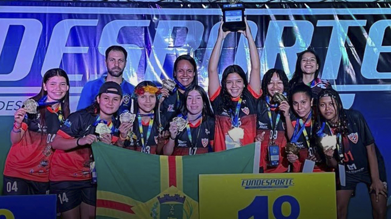Sidrolândia é representada na Taça Brasil de Futsal Feminino pela equipe AFFI/Pezão