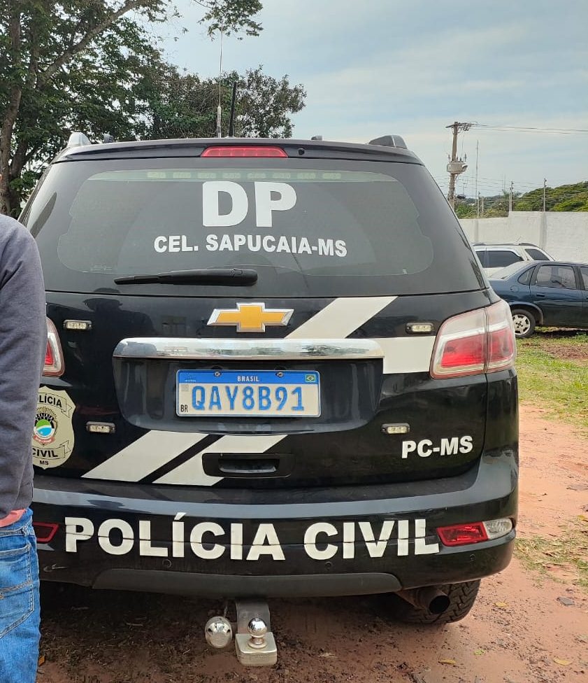 Foragido condenado a 33 anos de prisão é preso em Coronel Sapucaia por roubo e uso de documento falso