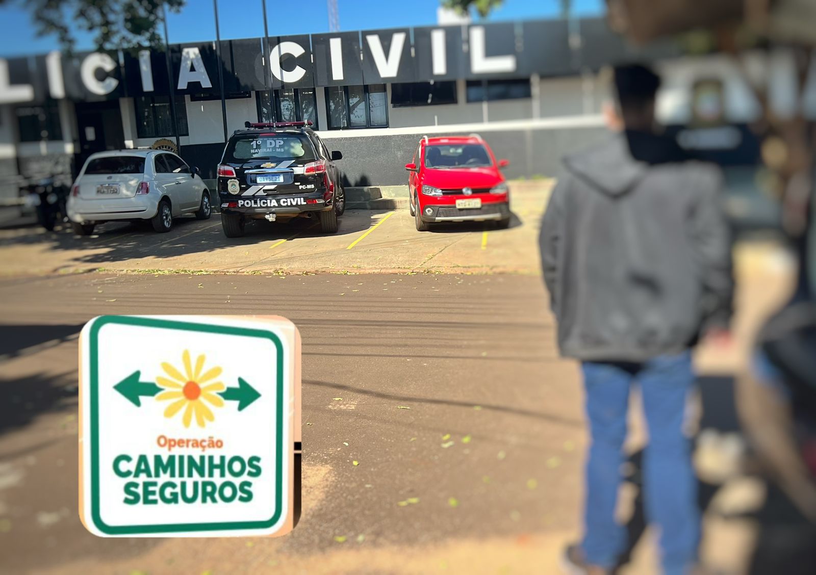 Homem é preso pela Polícia Civil em Itaquiraí, durante Operação Caminhos Seguros