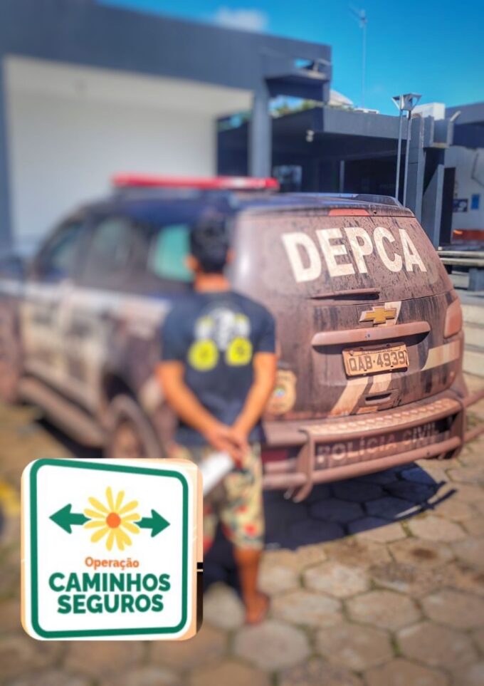 ”Operação Caminhos Seguros 2025”: Polícia Civil cumpre Mandado de Prisão no bairro Popular Nova, em Corumbá