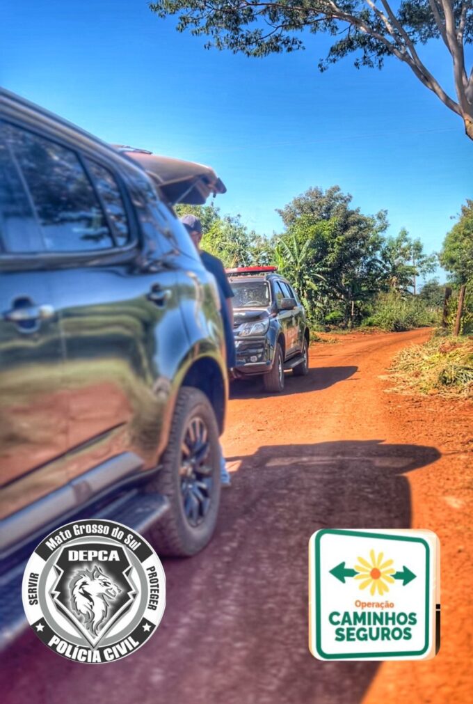 Operação Caminhos Seguros: Polícia Civil cumpre mandado de prisão definitiva em Dourados, por Estupro de Vulnerável