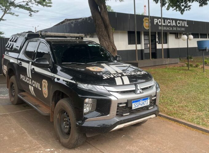 Polícia Civil cumpre mandado de prisão contra autor de violência doméstica em Tacuru