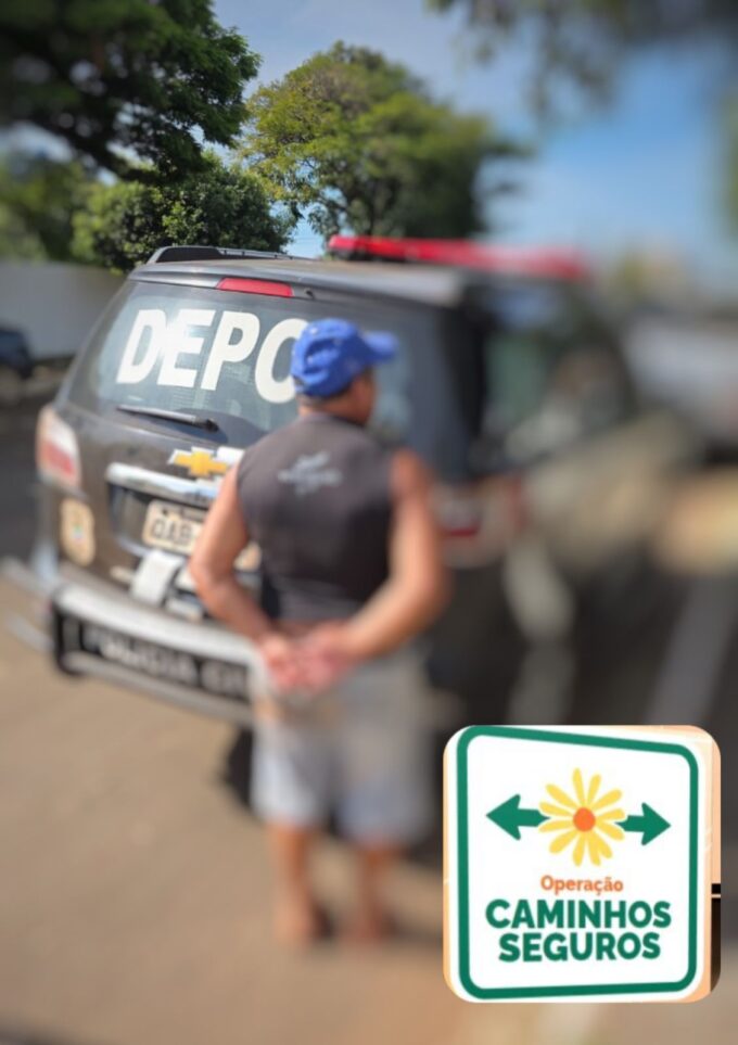 Polícia Civil cumpre mandado de prisão definitiva em São Gabriel do Oeste por Estupro de Vulnerável