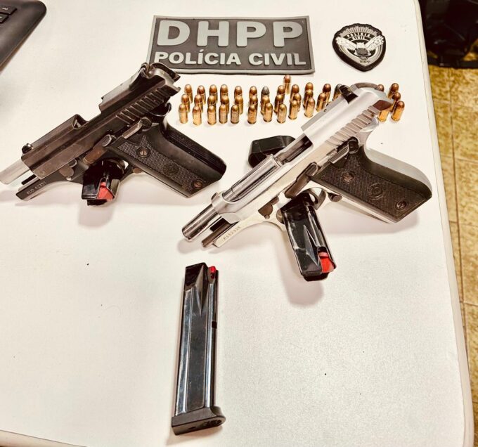 Polícia Civil efetua prisão em flagrante de indivíduo por porte ilegal de arma de fogo na Capital