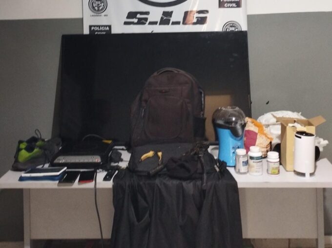 Polícia Civil esclarece furto e recupera objetos subtraídos horas após furto; suspeito é preso em flagrante em Ladário