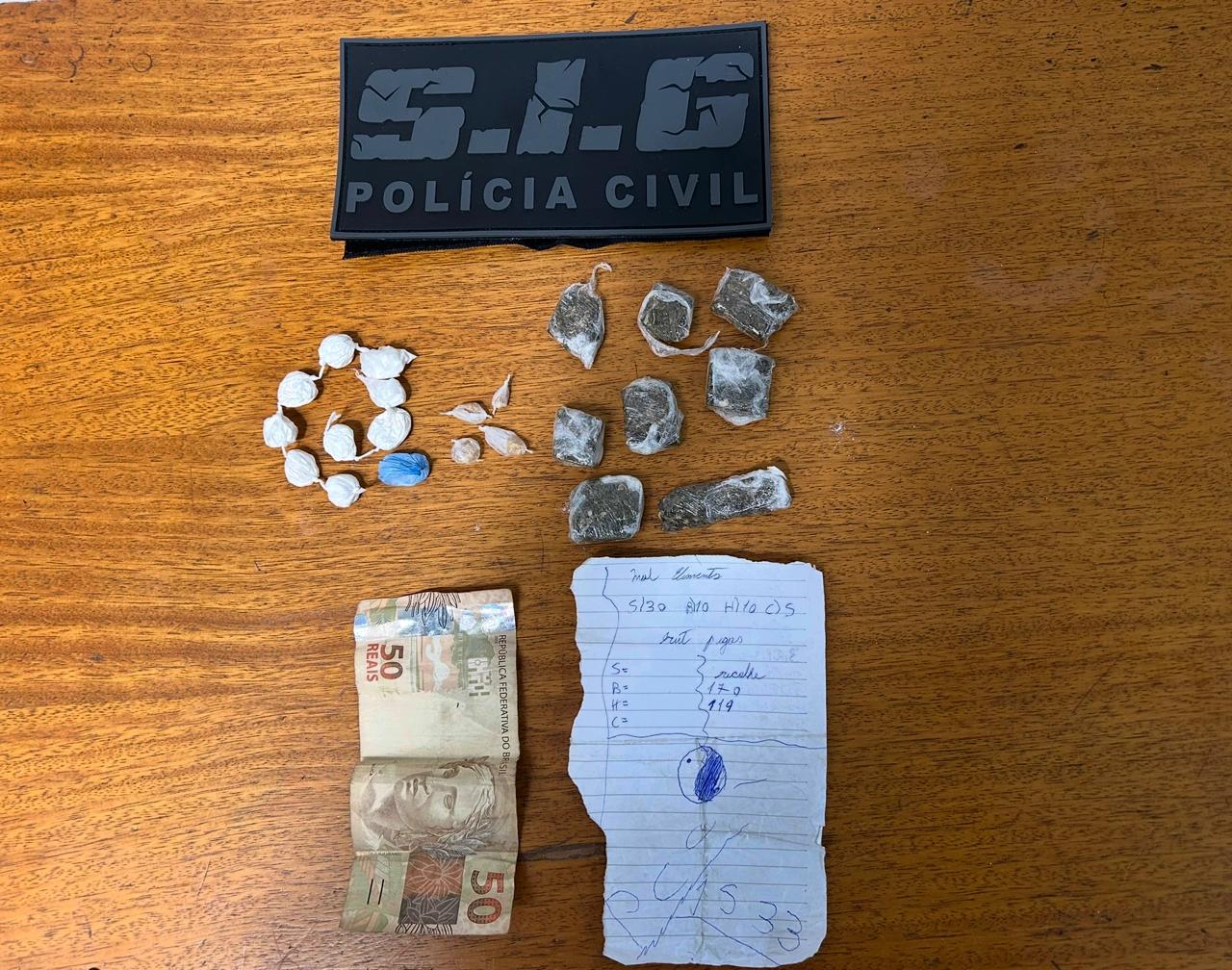Polícia Civil flagra adolescente traficando drogas em Três Lagoas