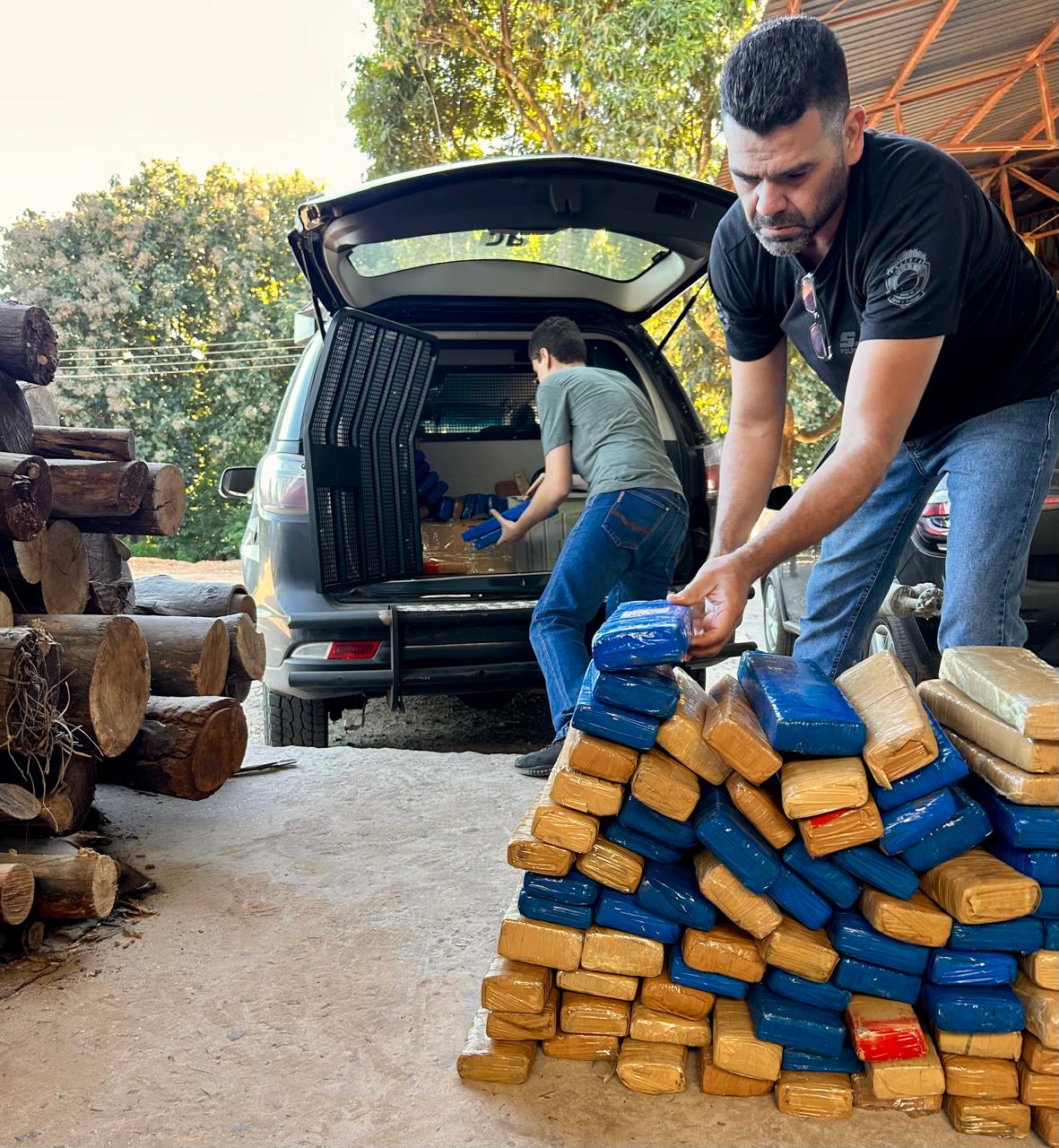 Polícia Civil incinera mais de 200kg de maconha em Camapuã
