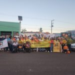 Polícia Civil participa de caminhada em Coxim sobre o Maio Laranja