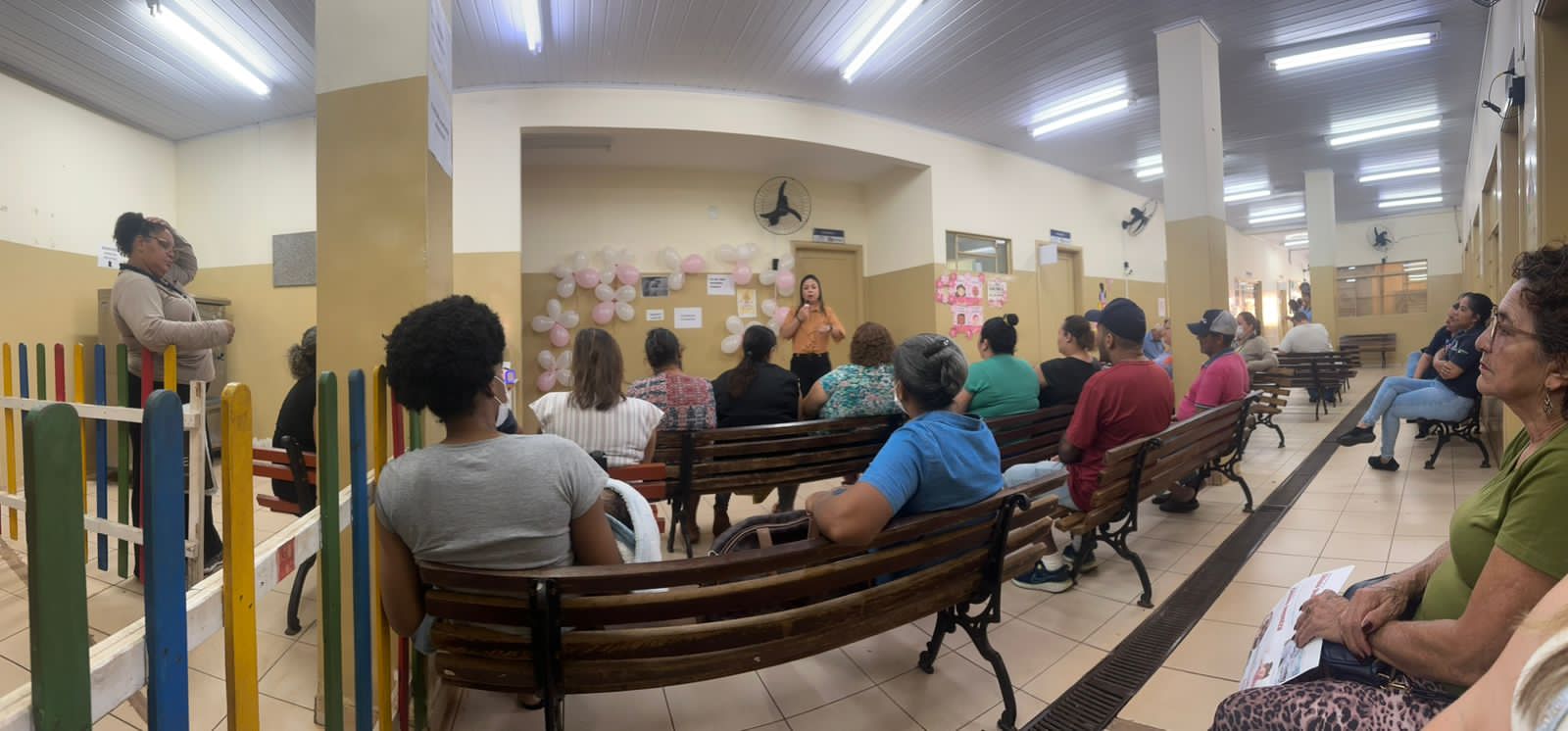 Polícia Civil realiza palestra sobre violência doméstica e familiar na UBS Coronel Antonino