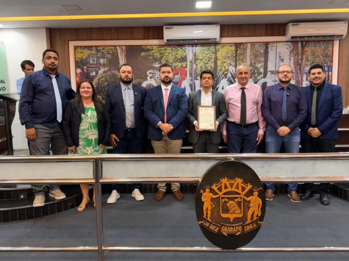 Policial Civil recebe homenagem da Câmara Municipal de Caarapó