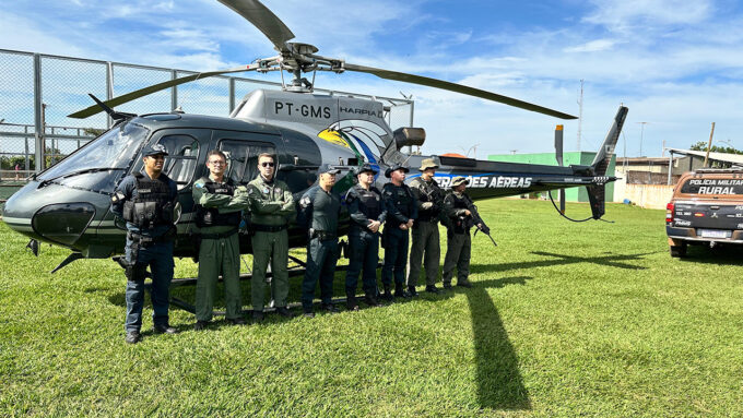 Polícia Militar realiza Operação Falcão com reforço na segurança rural em Sidrolândia