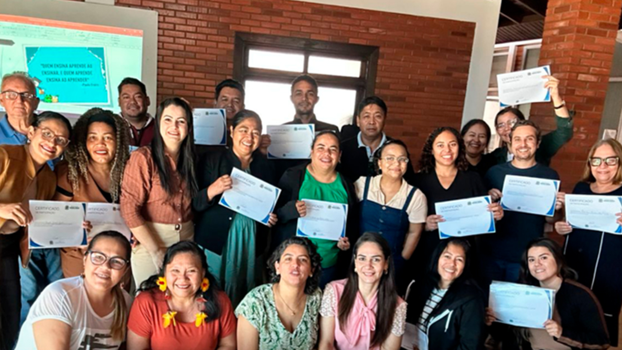 Capacitação de coordenadores fortalece a qualidade do ensino nas escolas municipais de Sidrolândia