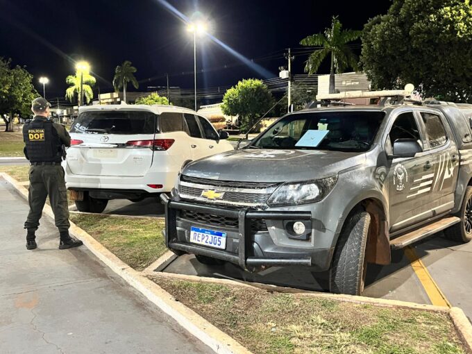 Veículo furtado na semana passada em São Paulo é recuperado pelo DOF em Naviraí