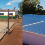 Prefeitura realiza troca do telhado do pavilhão superior da Escola Municipal Leonida La Rosa Balbuena, no Assentamento Jiboia