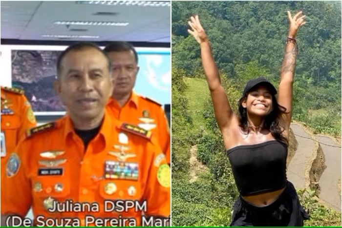 Corpo de brasileira será içado de vulcão ao amanhecer na Indonésia