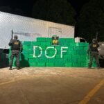 Caminhão Baú com mais de 1,5 tonelada de droga foi apreendido pelo DOF em Maracaju