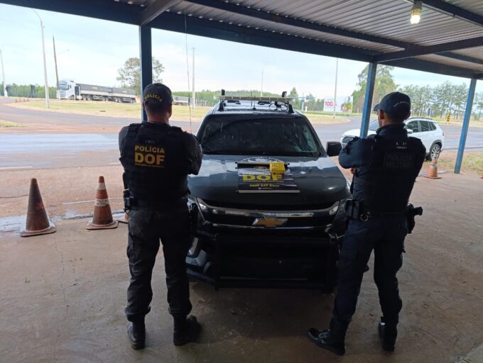 DOF prende mulher com droga, em Ponta Porã, em veículo que seguia para Campo Grande