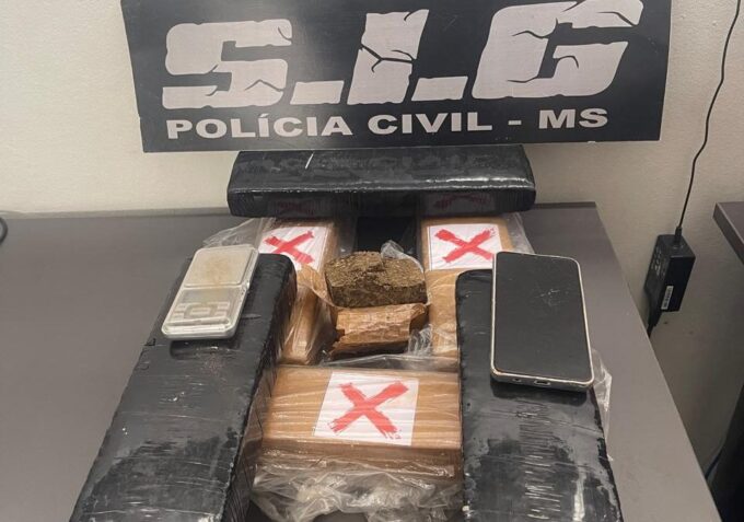 Desdobramento de tentativa de feminicídio resulta em prisão por tráfico de drogas em Aparecida do Taboado