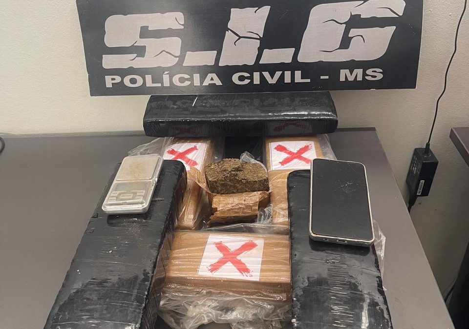 Desdobramento de tentativa de feminicídio resulta em prisão por tráfico de drogas em Aparecida do Taboado