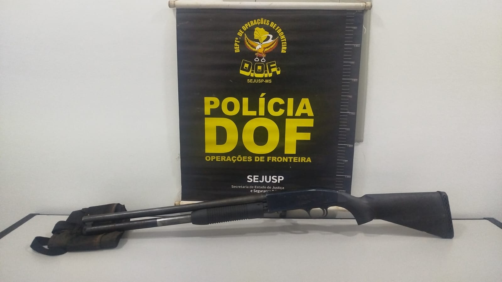 Homem é preso pelo DOF com arma de fogo em Bela Vista