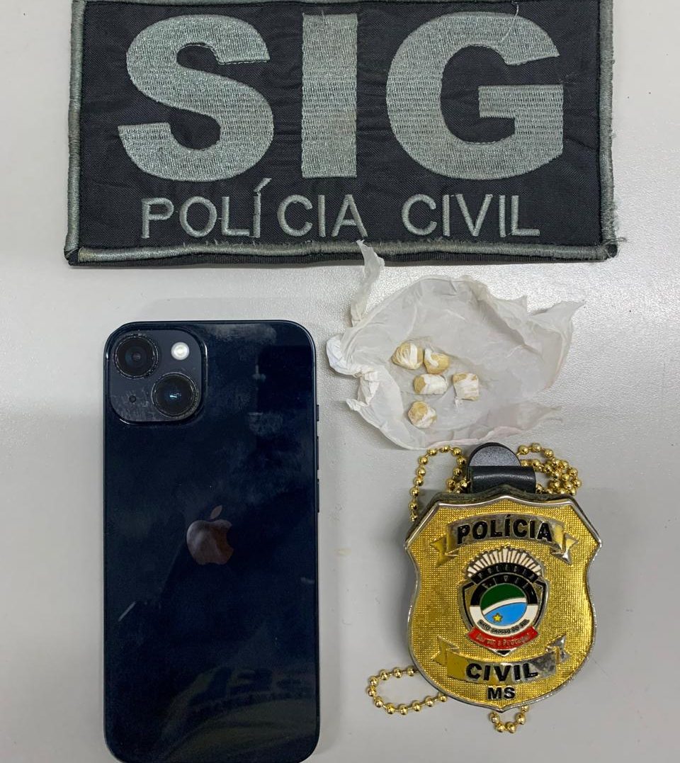 Polícia Civil apreende três adolescentes por roubo e tráfico de drogas