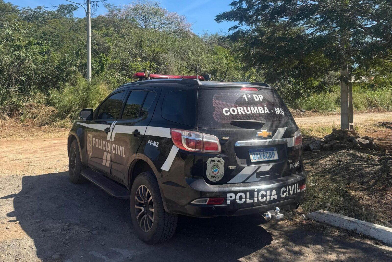 Polícia Civil cumpre mandado de prisão preventiva contra investigado por roubo com emprego de violência ocorrido em Corumbá