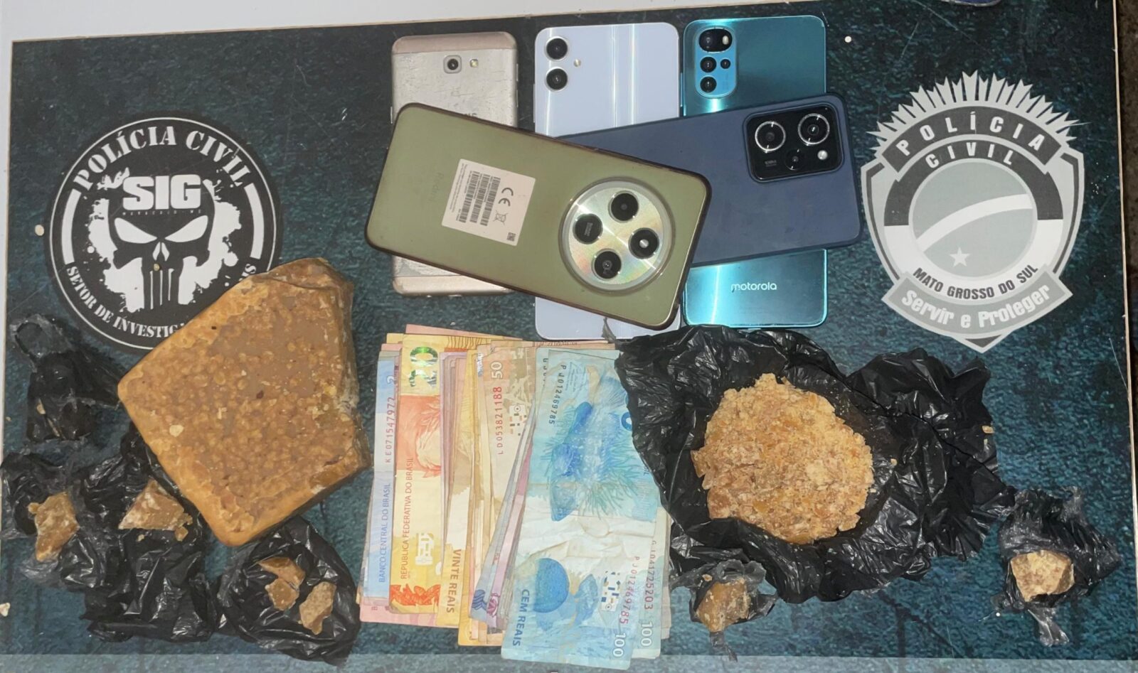 Polícia Civil prende chefe do tráfico e apreende grande quantidade de crack em Maracaju