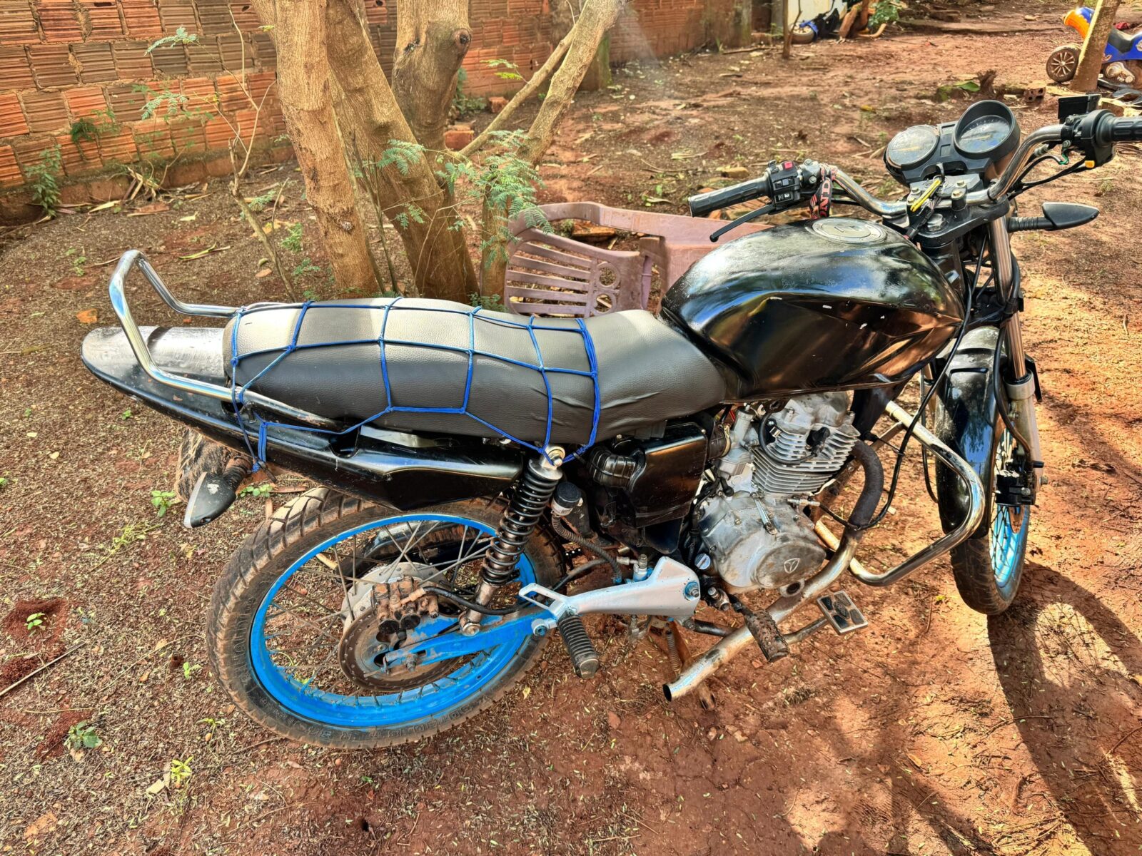 Polícia Civil recupera motocicleta furtada em Ponta Porã