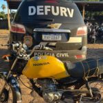 Polícia Civil recupera motocicleta furtada no estacionamento de supermercado da Capital