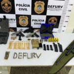 Polícia Civil recupera motocicleta roubada e prende indivíduo em flagrante por posse de arma de fogo em Campo Grande