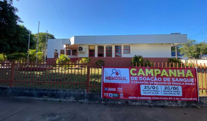População convocada para doar sangue no Hemosul nesta quarta e quinta-feira