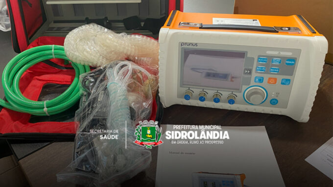 Mais dois respiradores chegam para reforçar a rede de saúde de Sidrolândia