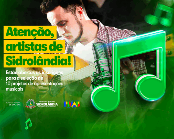 Começam as inscrições para apresentações musicais com apoio da Política Nacional Aldir Blanc