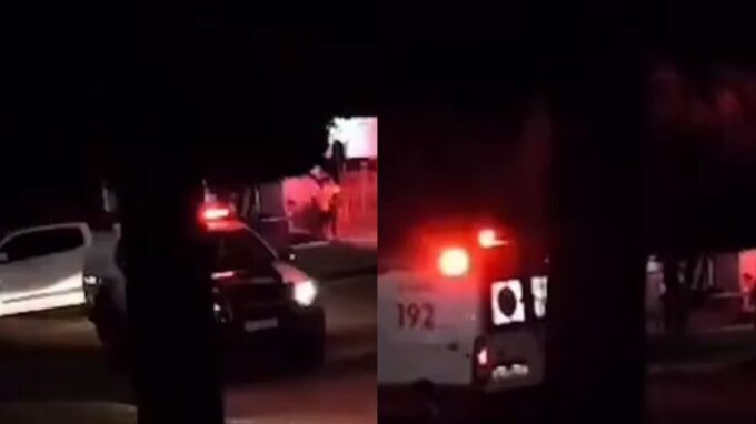 Ciclista fica ferido após acidente com caminhonete em Sidrolândia