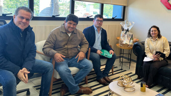 Prefeito Rodrigo Basso (PL) se reúne com presidente da Cassems para tratar sobre o plano de saúde dos servidores