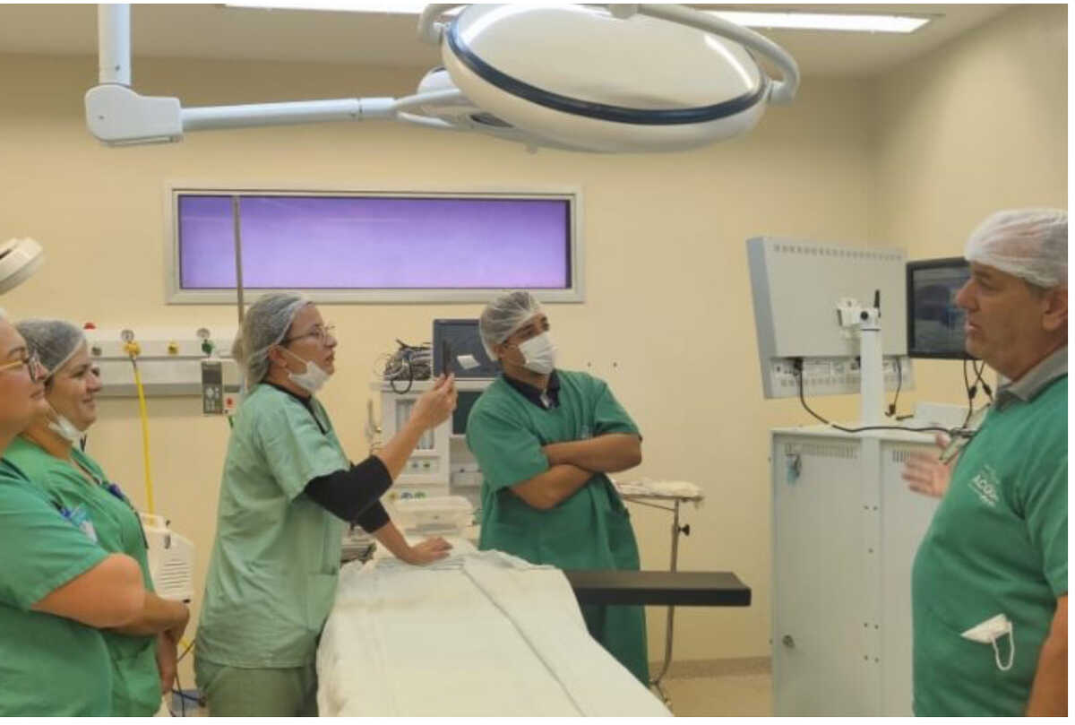 11 sistemas completos de videolaparoscopia são entregues para hospitais de MS